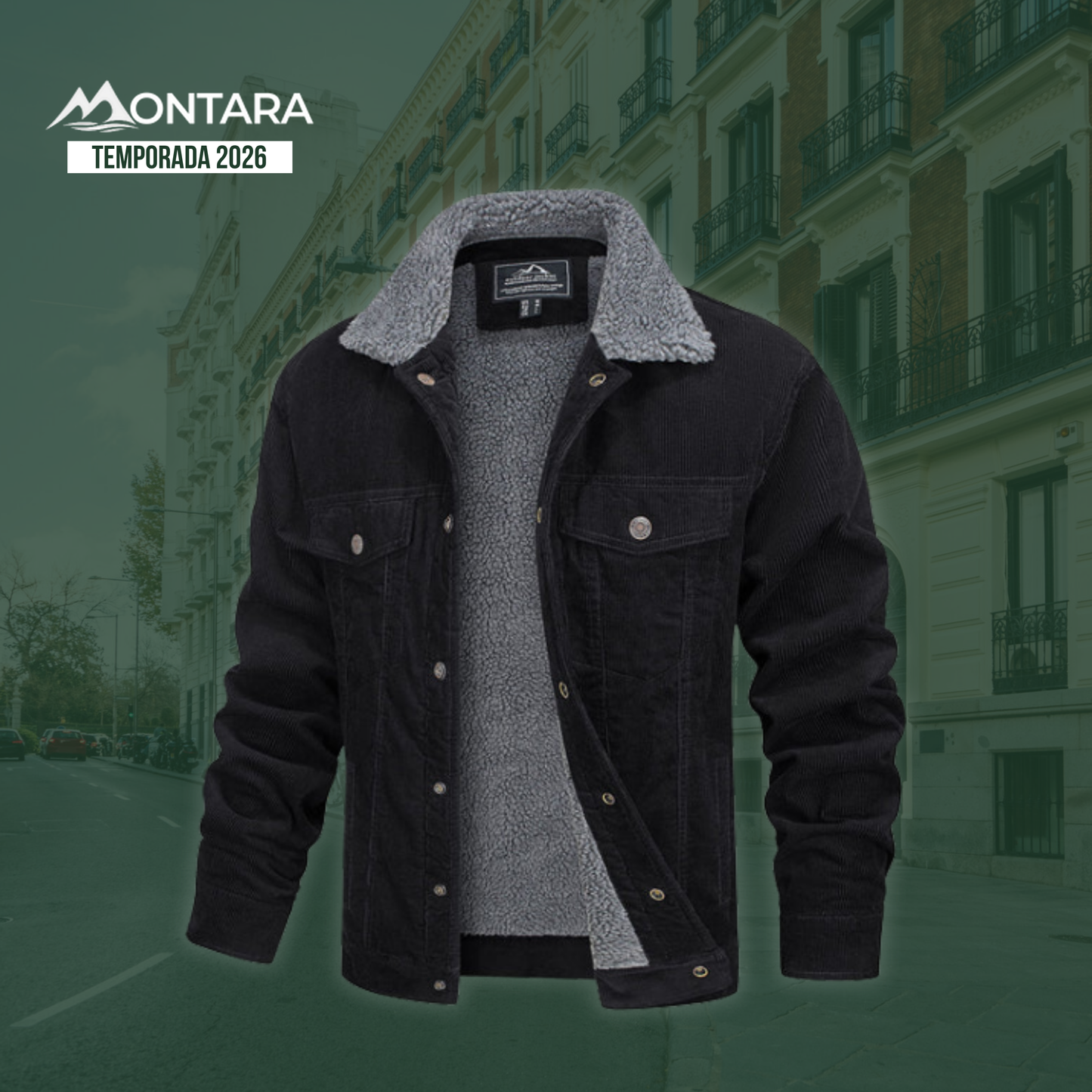 Chaqueta de Cotelé Térmica | Temporada Otoño 2026