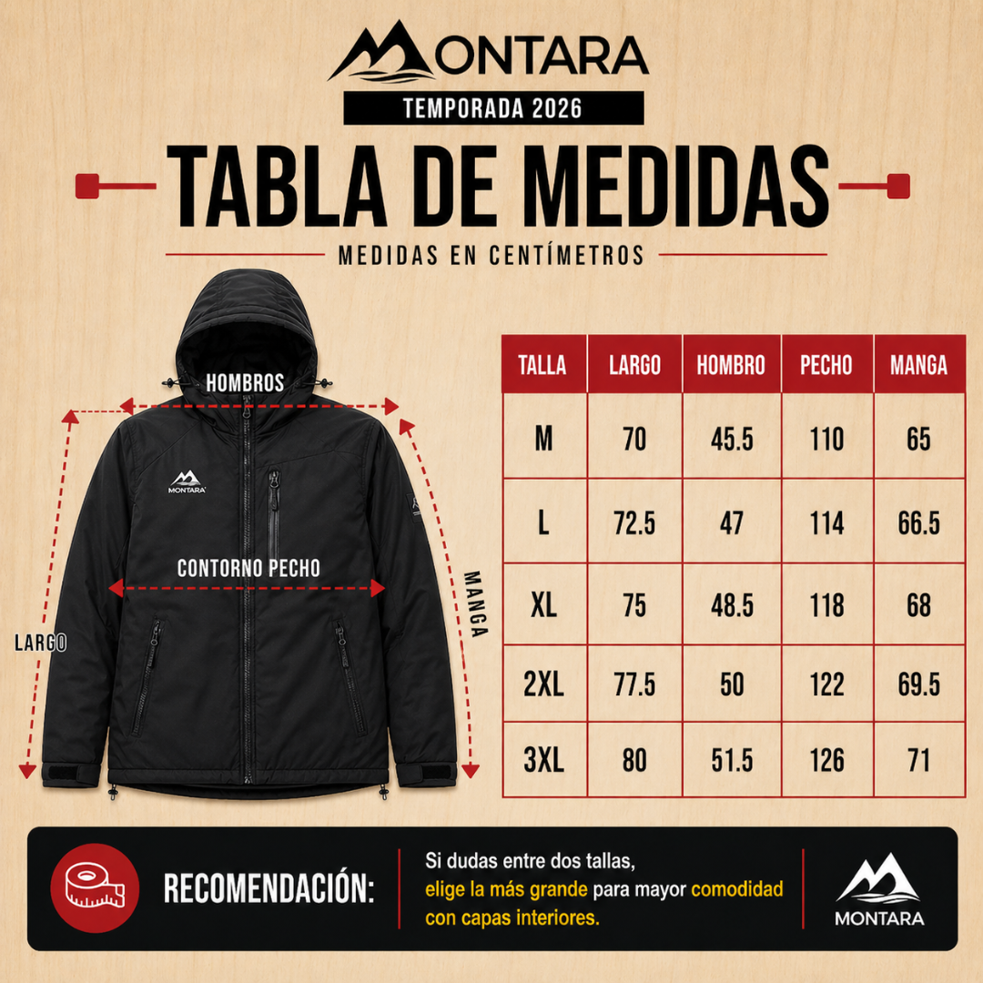 Chaqueta Cima Core de Montara | Temporada Otoño 2026