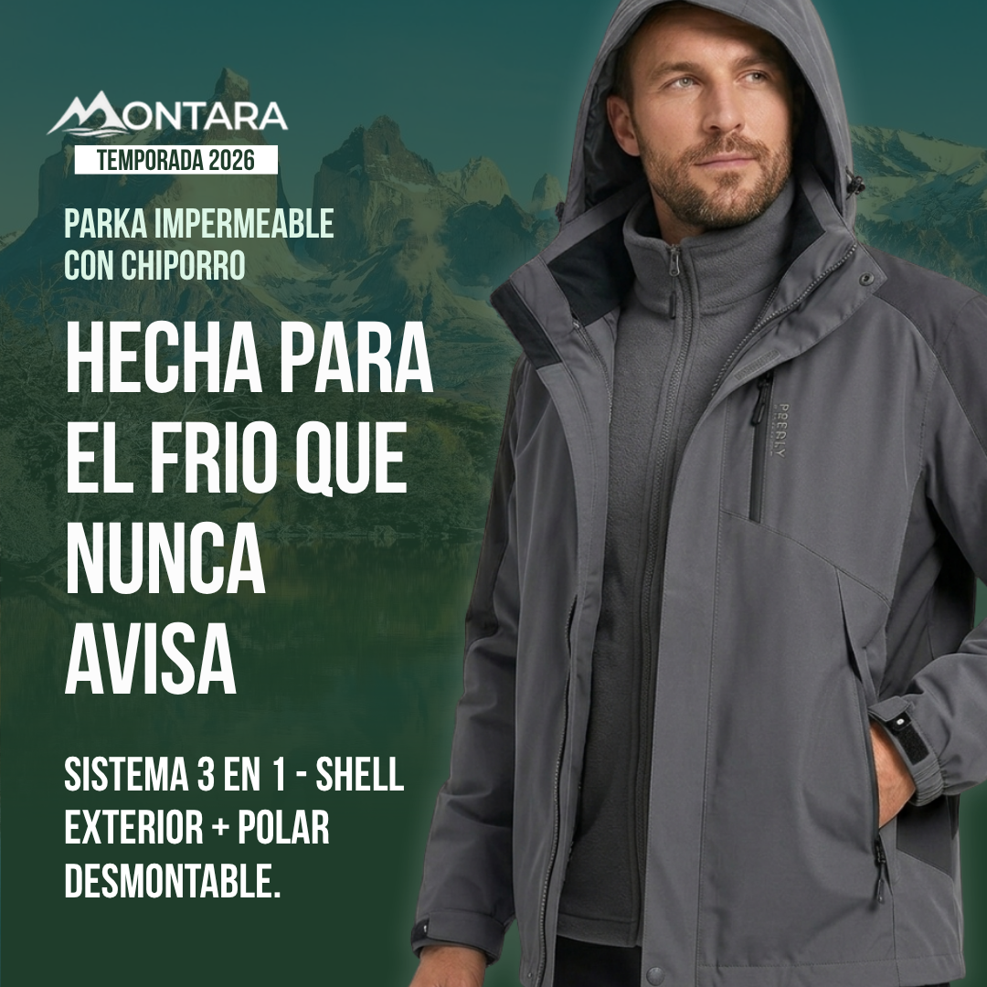 Parka Impermeable con Chiporro | Temporada Otoño 2026