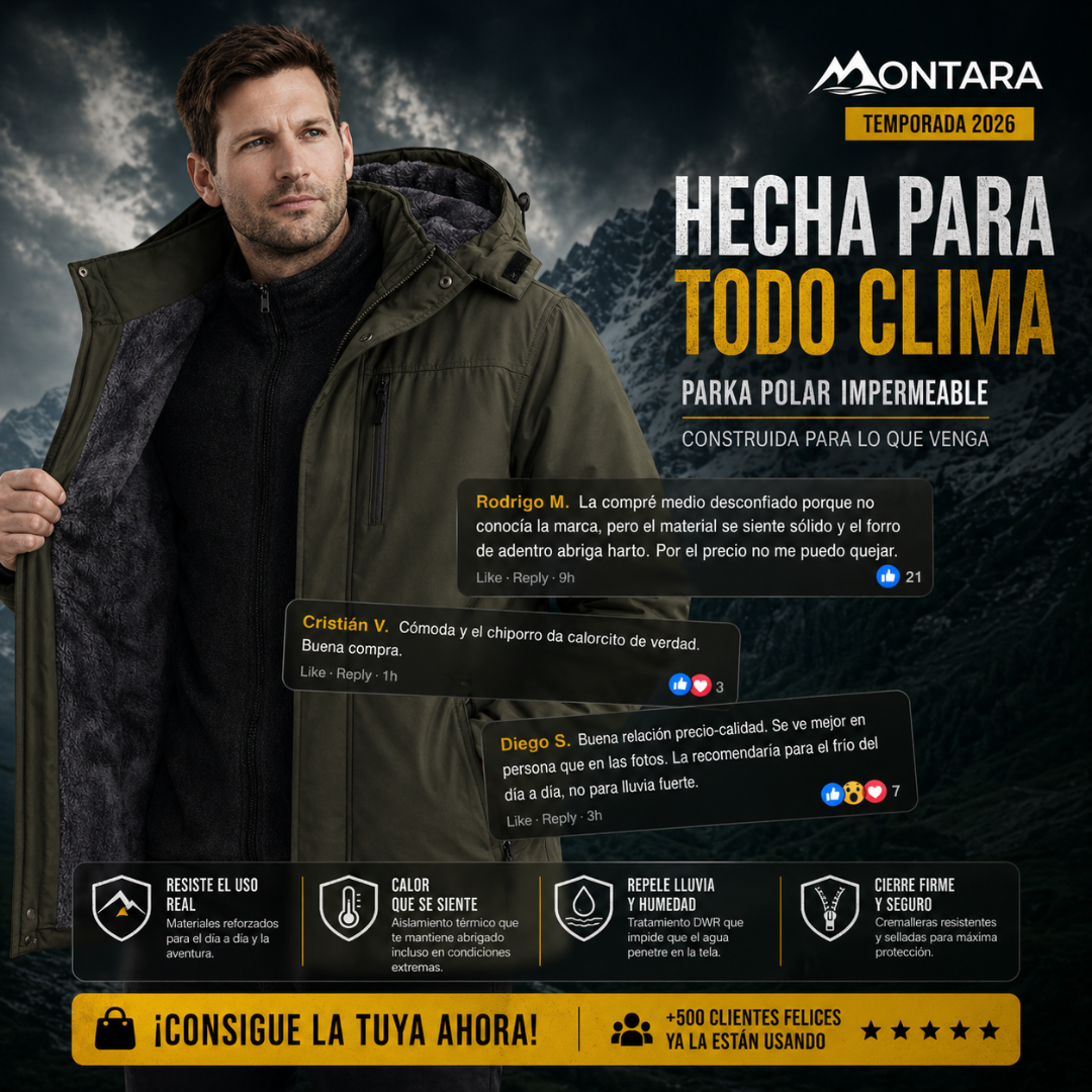 Parka Montara Ventisca | Temporada Otoño 2026