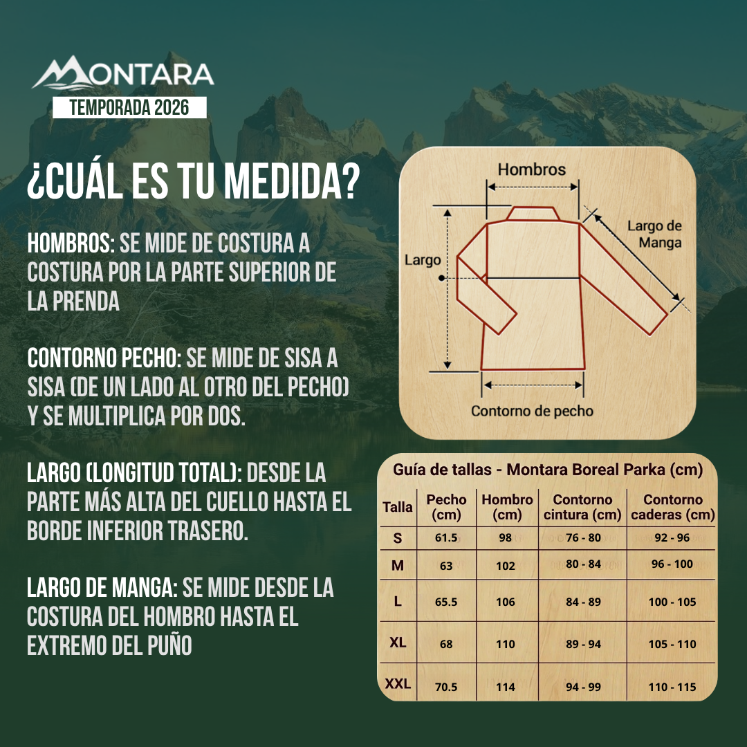 Parka Térmica Impermeable Mujer de Montara | Temporada Otoño 2026