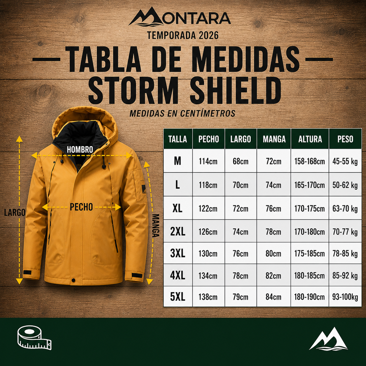 Parka Andes Gold | OFERTA CYBERDAY 2026