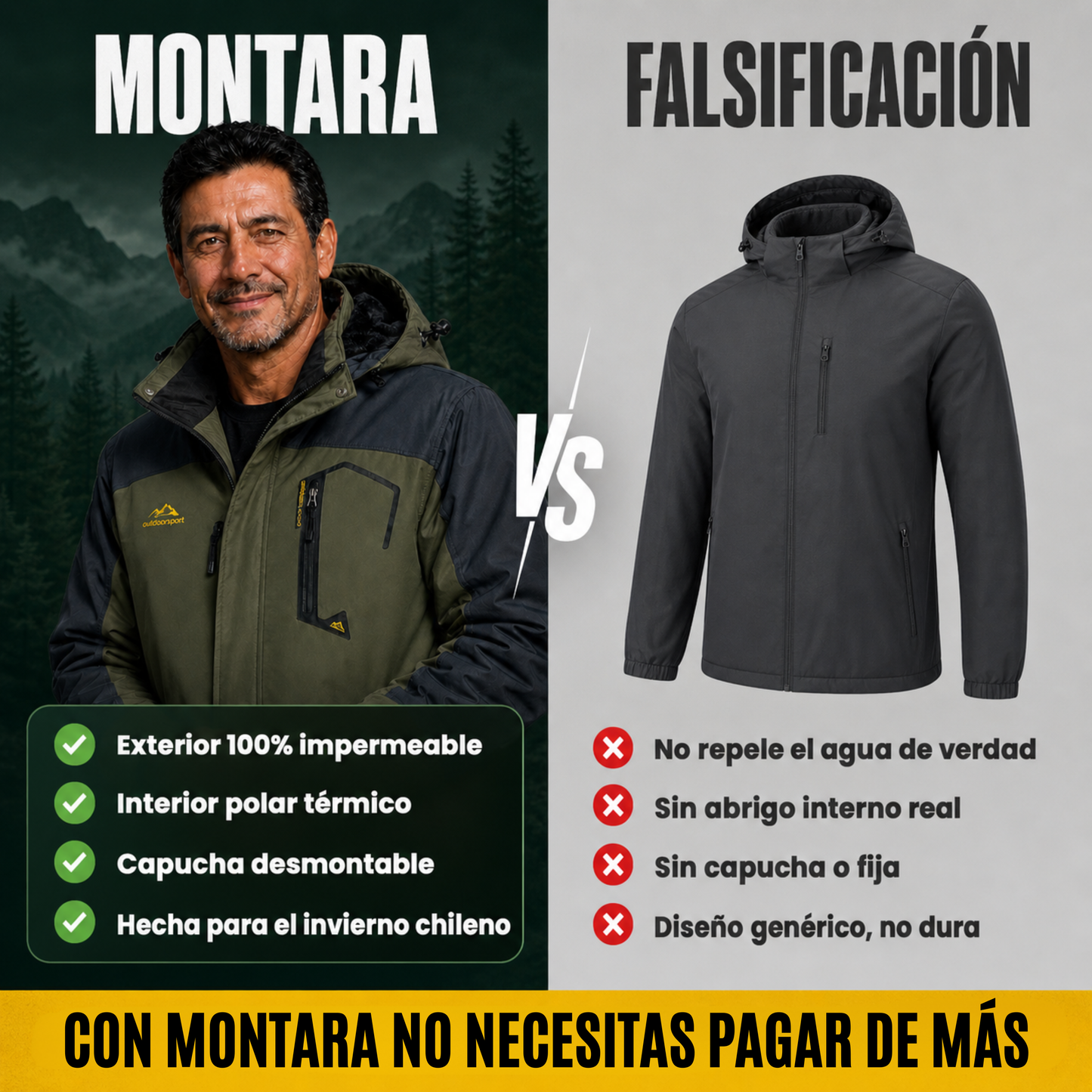 Parka Polar Impermeable | OFERTA CYBERDAY 2026