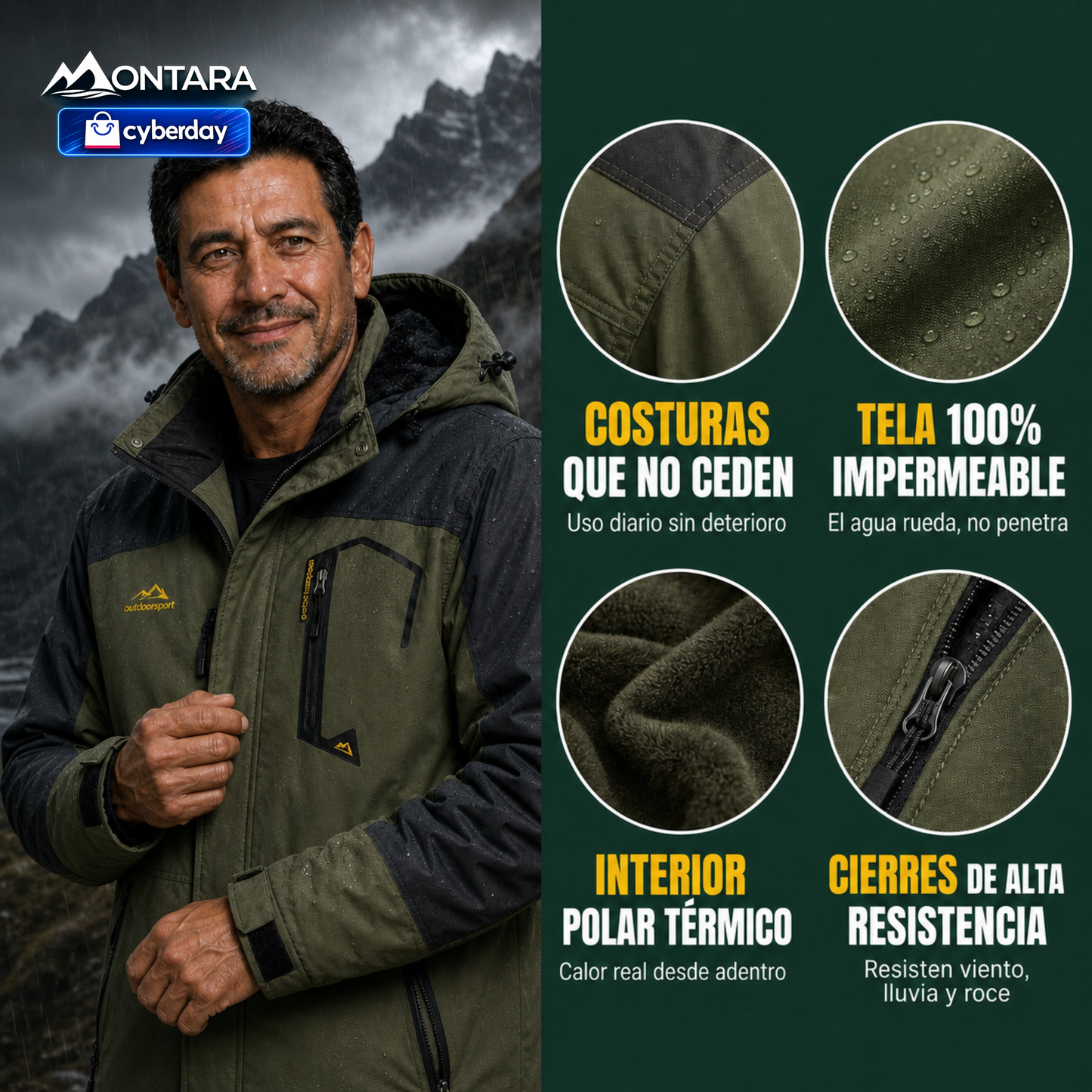 Parka Polar Impermeable | OFERTA CYBERDAY 2026