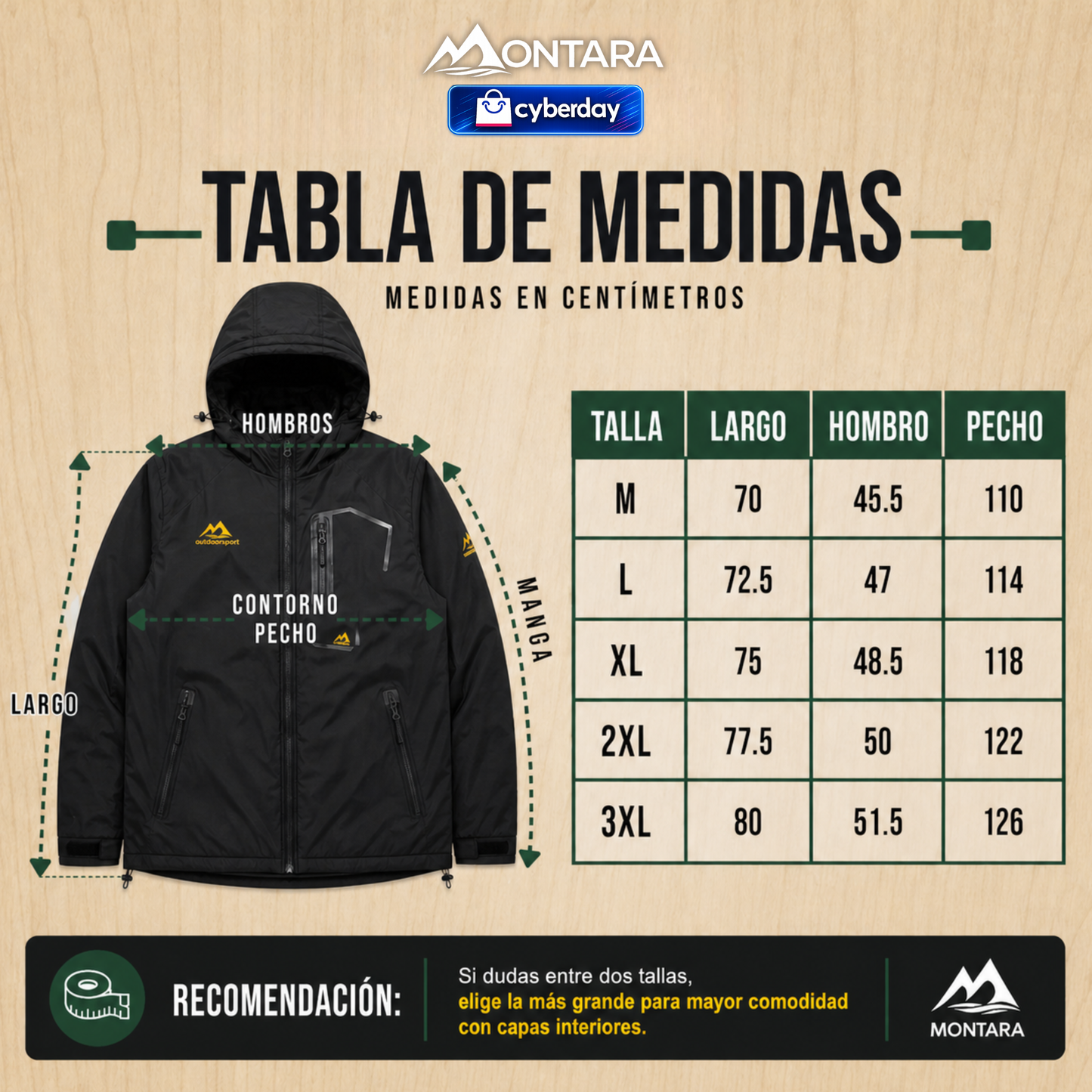 Parka Polar Impermeable | OFERTA CYBERDAY 2026
