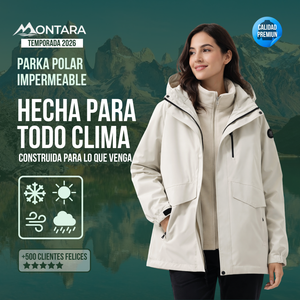 Parka Impermeable 3 en 1 con Chiporro de Montara | Temporada Otoño 2026