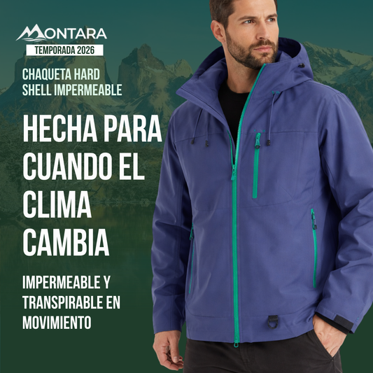 Chaqueta Hard Shell Impermeable | Temporada Otoño 2026