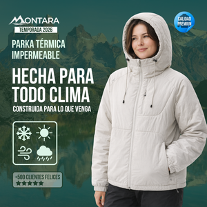 Parka Térmica Impermeable Mujer de Montara | Temporada Otoño 2026