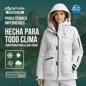 Parka Térmica Impermeable Premium Mujer de Montara | Temporada Otoño 2026
