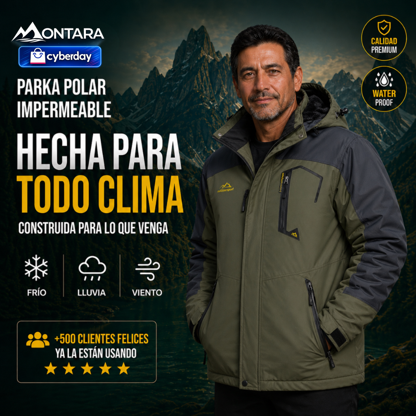 Parka Polar Impermeable | OFERTA CYBERDAY 2026