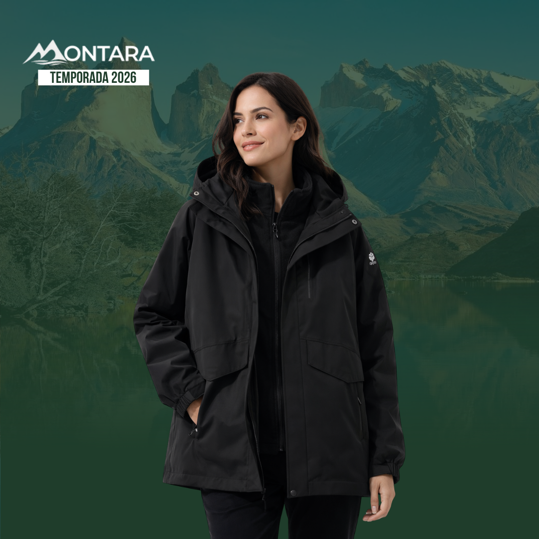 Parka Impermeable 3 en 1 con Chiporro de Montara | Temporada Otoño 2026