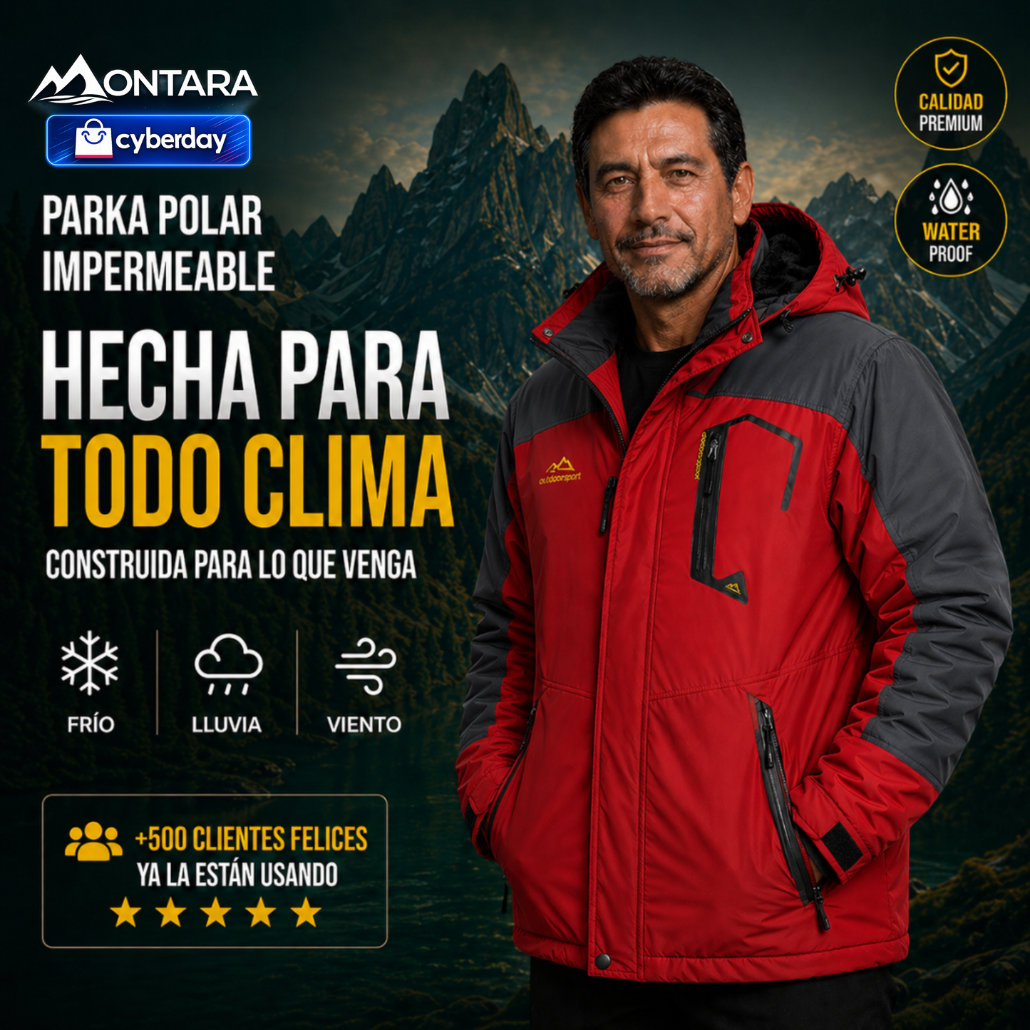 Parka Polar Impermeable | OFERTA CYBERDAY 2026