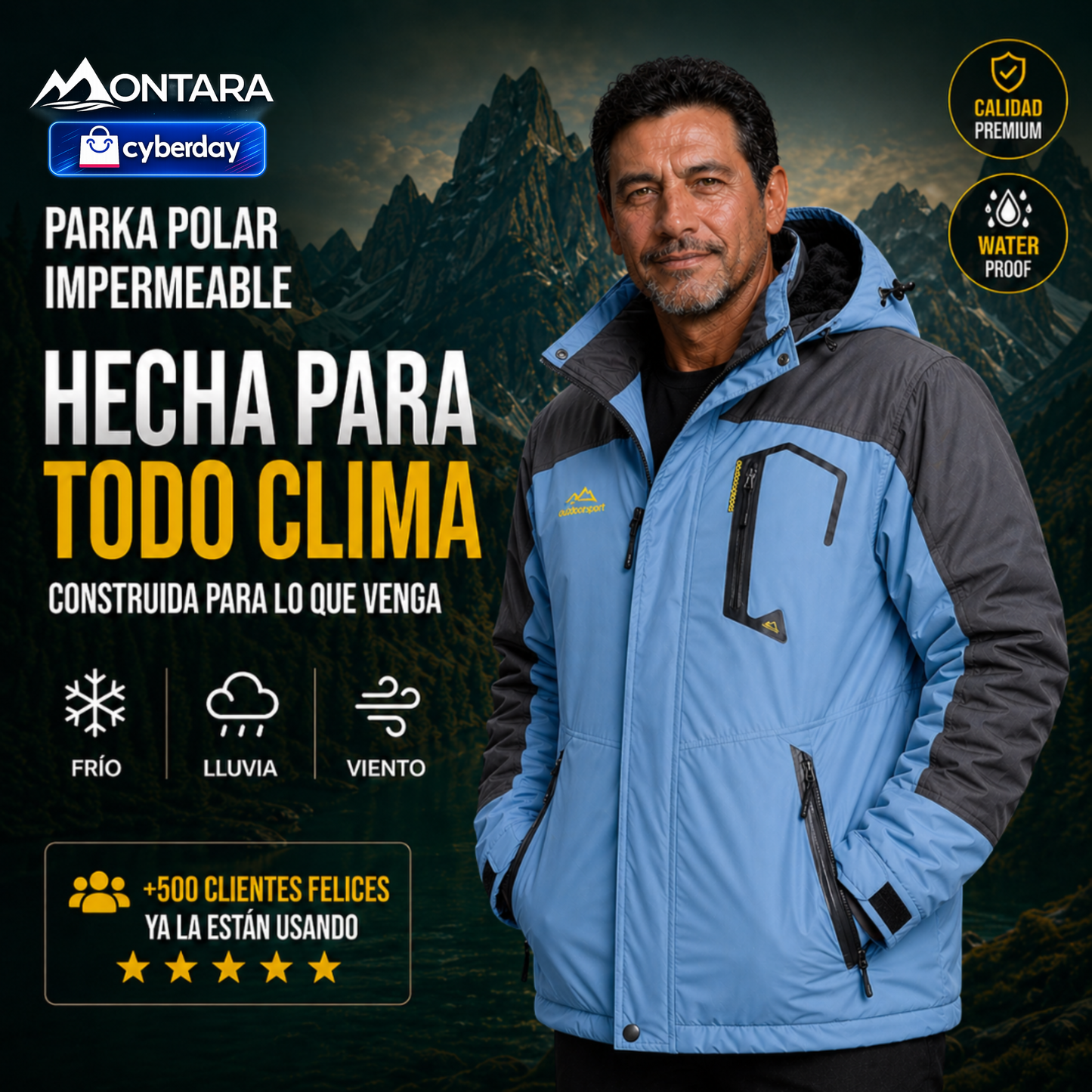 Parka Polar Impermeable | OFERTA CYBERDAY 2026