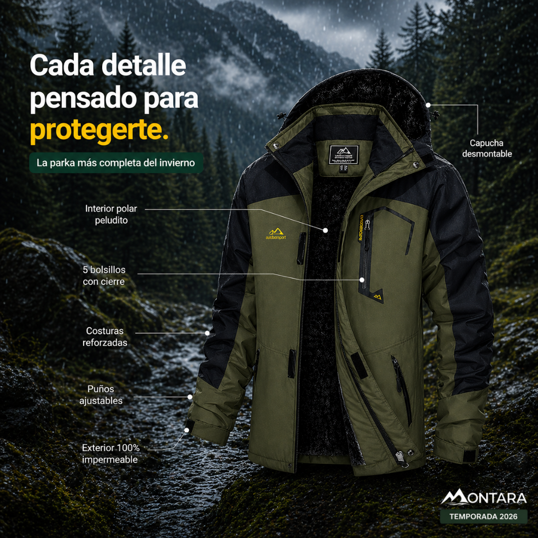 Parka Polar Impermeable | Temporada Otoño 2026