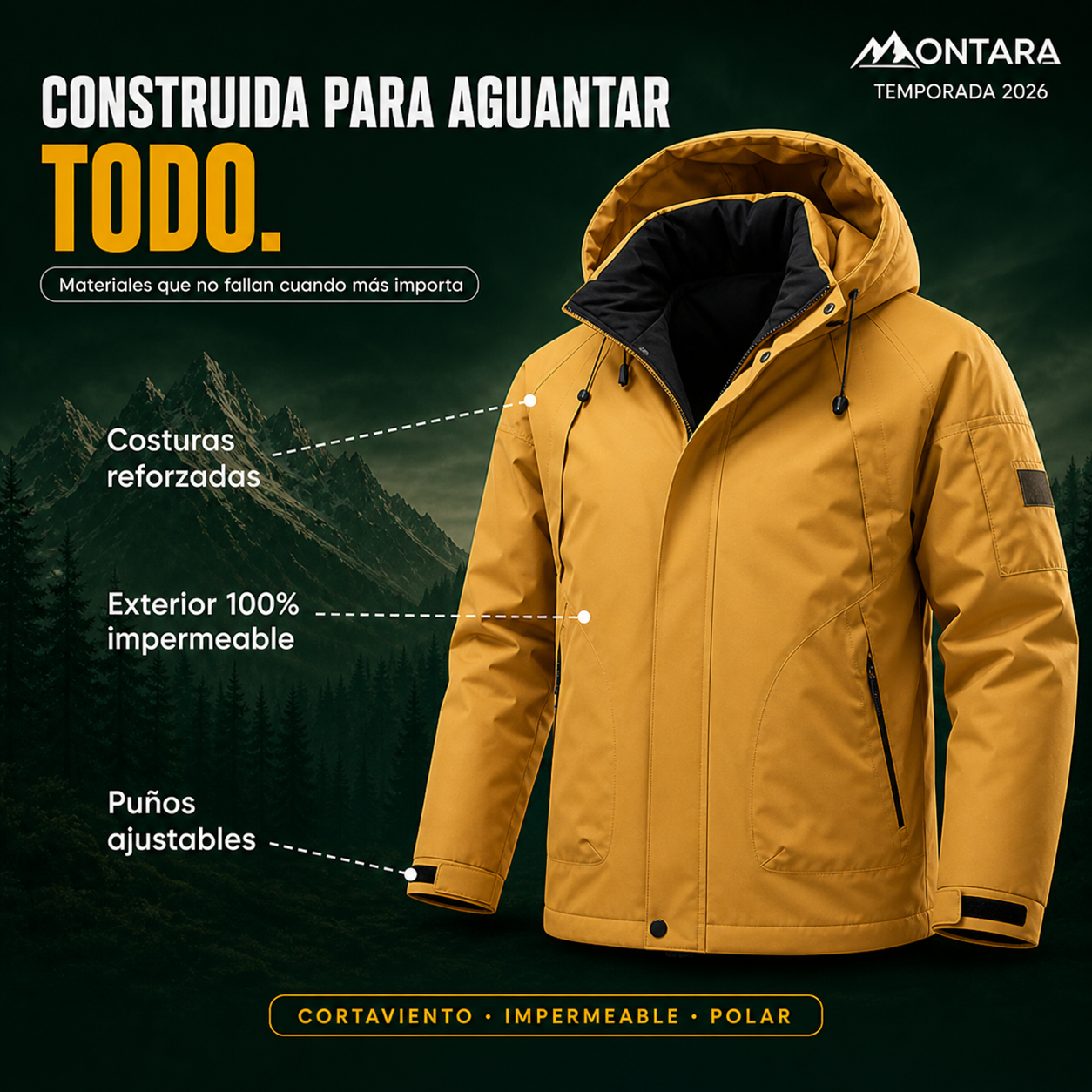 Parka Andes Gold | OFERTA CYBERDAY 2026
