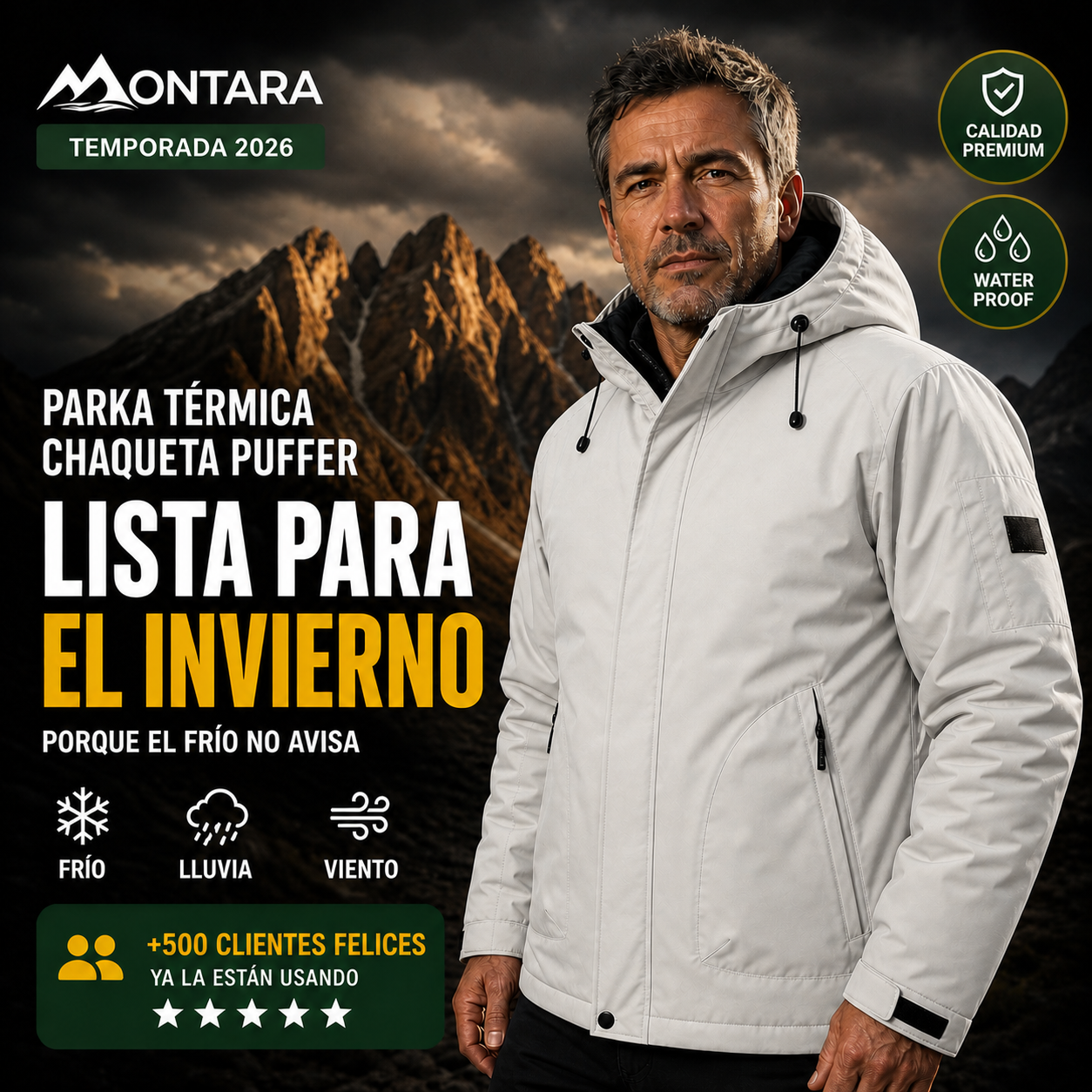 Parka Andes Gold | OFERTA CYBERDAY 2026